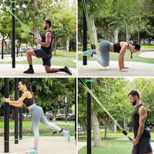 Cargar imagen en el visor de la galería, Cuerdas Elásticas de Resistencia Fitness – Entrena en Casa o en el Gimnasio
