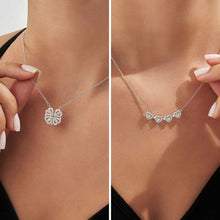 Cargar imagen en el visor de la galería, Collar Trébol 4 Corazones Acero Inoxidable - Elegancia y Buenaventura
