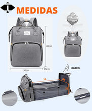 Cargar imagen en el visor de la galería, Mochila Cambiador Bebés Multifunción - Cómoda, Espaciosa y Práctica
