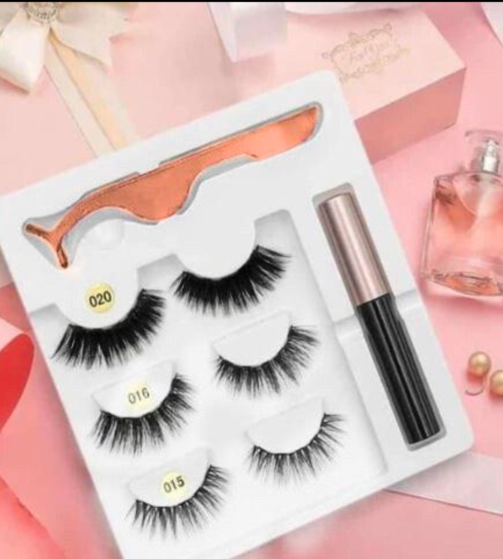 Pestañas Magnéticas Reutilizables (Pack 3 Pares) - Belleza en un Instante