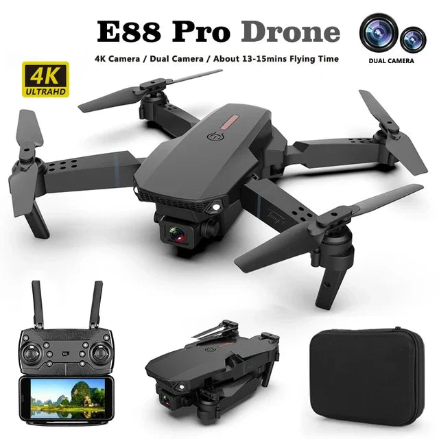 Dron Doble Camara 4k– Imágenes Aéreas de Alta Definición