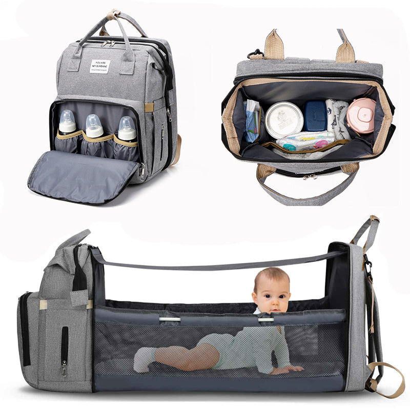 Mochila Cambiador Bebés Multifunción - Cómoda, Espaciosa y Práctica