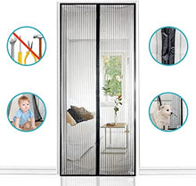 Cargar imagen en el visor de la galería, Cortina Mosquitera para Puertas - Protección Eficaz Contra Insectos
